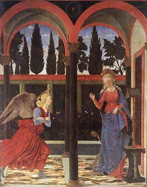 Annunciation, Alesso Baldovinetti